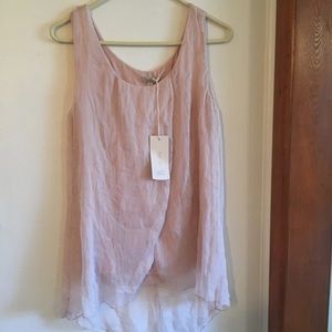 Italian-made Bellambra 💯 silk top